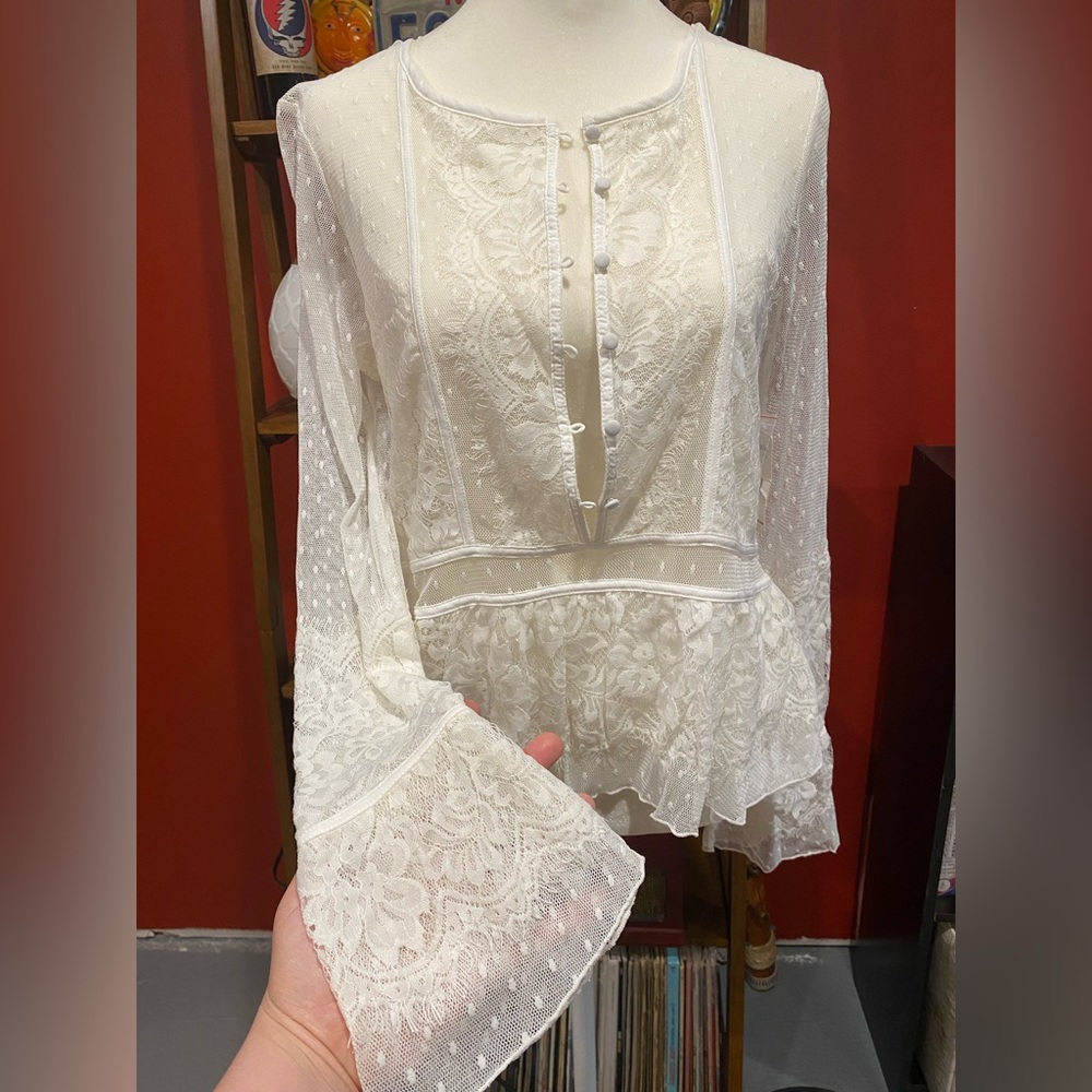 Free People Lace Blouse